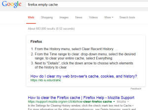 google-firefox-empty-cache